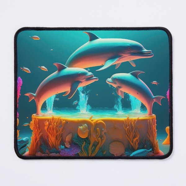 Item preview, Dolphin Birthday Card designed and sold by CosmicBlesedEye.
