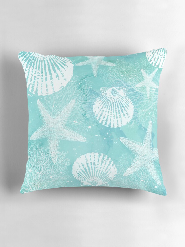 Thumbnail 3 of 4, Pillow, coastal designed and sold by SylviaCook.