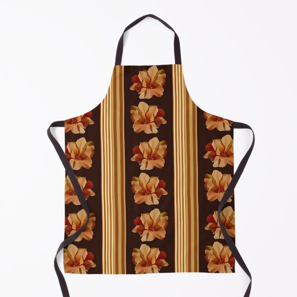 Item preview, Sienna Flowers on Stripes  designed and sold by Dana Roper.