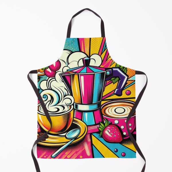 Item preview, Caffeine Pop Explosion: A Colorful Cappuccino Delight designed and sold by StickerStudio27.