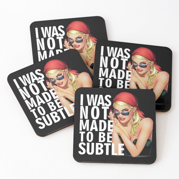 Item preview, I Was not made to be Subtle designed and sold by SztuKarola.