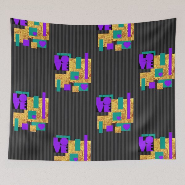 Item preview, Purple Love Checkerboard  designed and sold by Dana Roper.