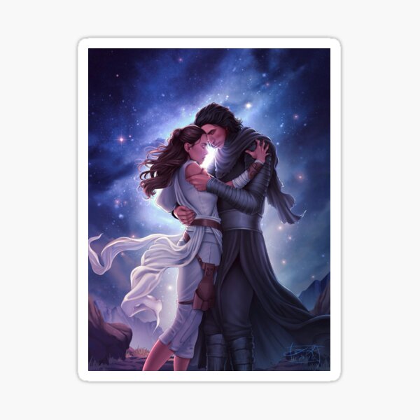 Vista previa del artículo con la obra «Reylo - Hasta los confines del universo», diseñado y vendido por TaevynAstra.