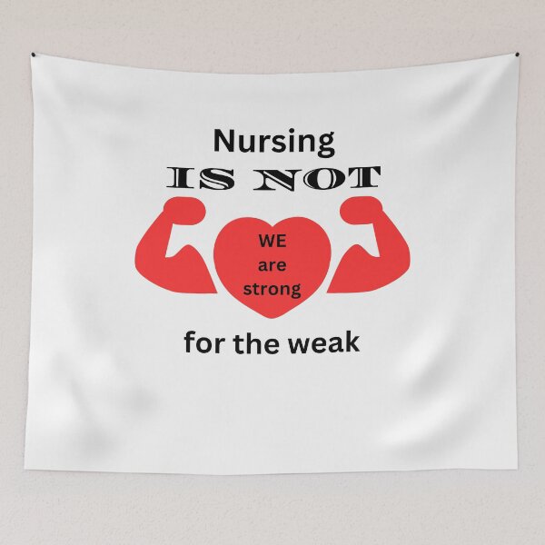 Item preview, Nursing is not for the weak designed and sold by DuchessNursDsgn.