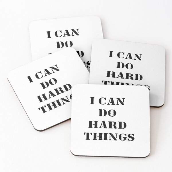 Item preview, I Can Do Hard Things designed and sold by 101univers.
