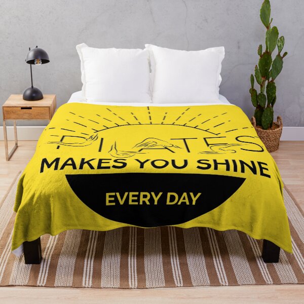 Item preview, PILATES Sunshine in black color designed and sold by sashica.