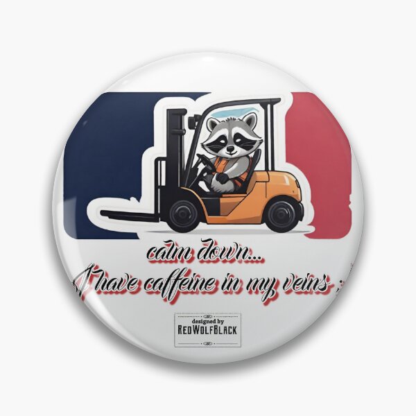 Item preview, Raccoon Love forklift 1 designed and sold by RedWolfDisigne.