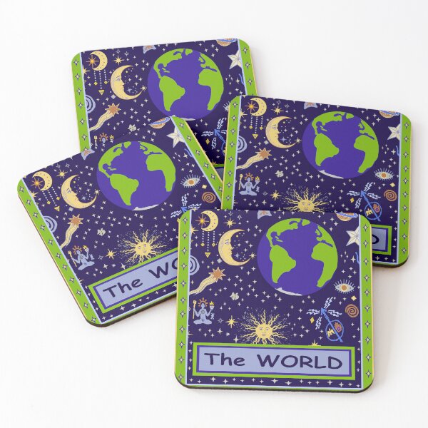Item preview, Tarot Card - The WORLD designed and sold by Esprit-Mystique.