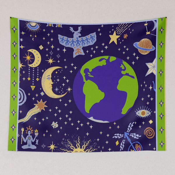 Item preview, Tarot Card - The WORLD designed and sold by Esprit-Mystique.