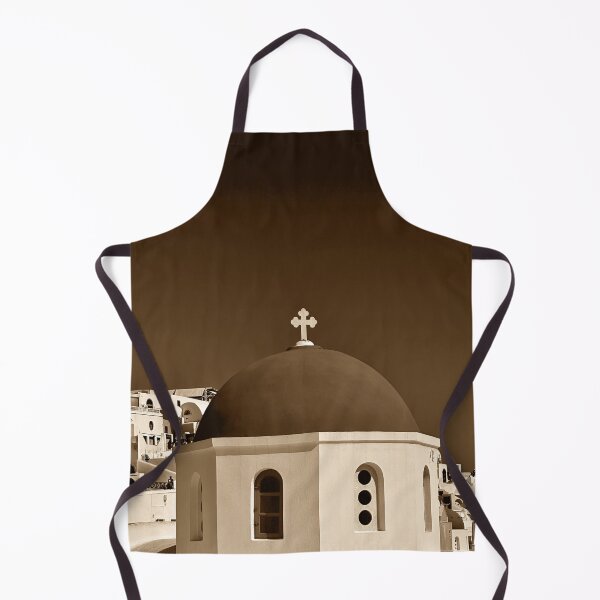 Item preview, A Church in Santorini in Sepia designed and sold by Pamela Storch.