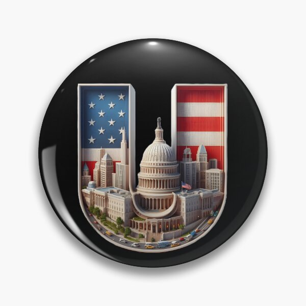 Item preview, AMERICA LATTER U ,Flag,USA designed and sold by FINALSHOP1.