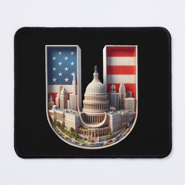 Item preview, AMERICA LATTER U ,Flag,USA designed and sold by FINALSHOP1.