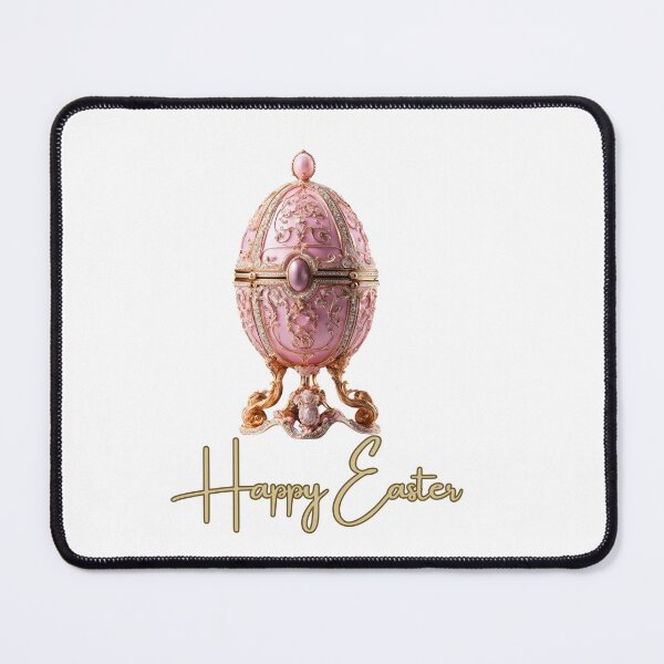 Item preview, Posh pink Easter egg with  happy easter designed and sold by Coolparrotgirl.