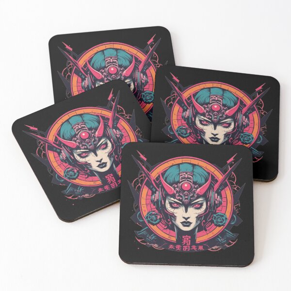 Item preview, Cybernetic Asian Demon Woman, Horror Concept Art designed and sold by Burn-Ego.