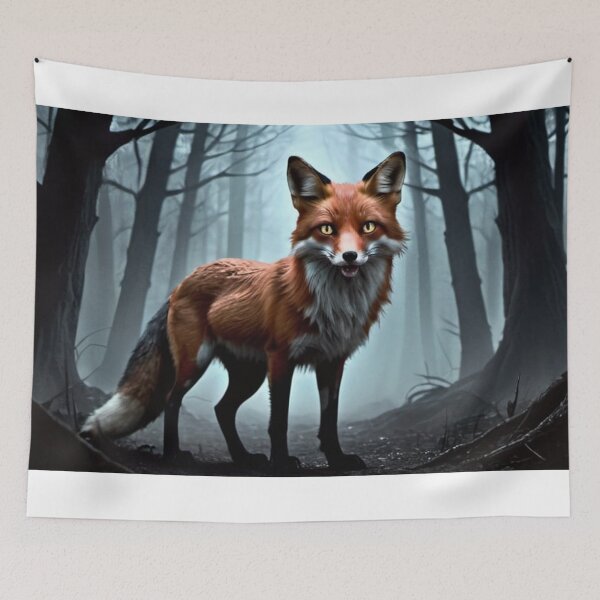 Item preview, Scary fox designed and sold by Jasonfax.