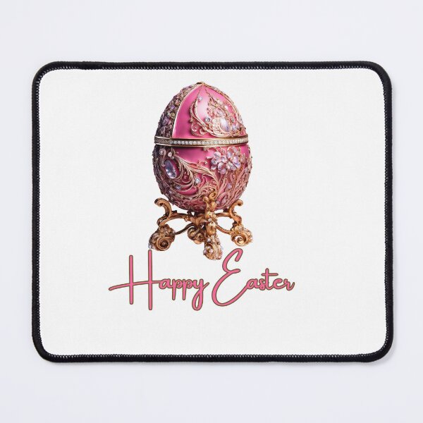 Item preview, Posh pink Easter egg with  happy easter designed and sold by Coolparrotgirl.