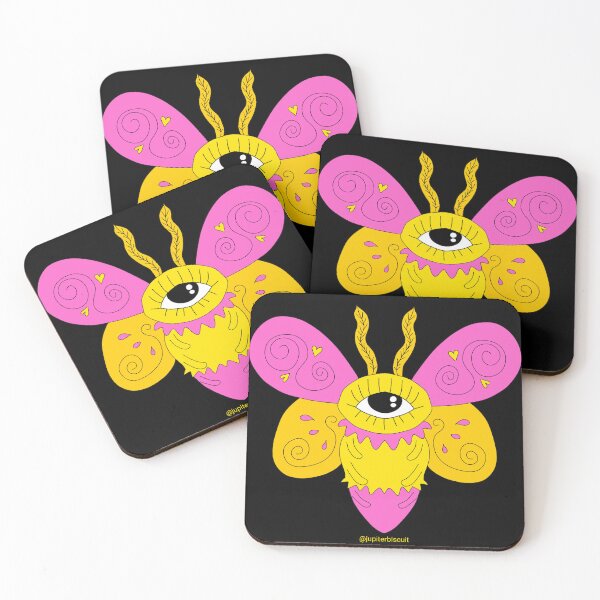 Item preview, Rosy maple moth eye designed and sold by Reina Patrick.