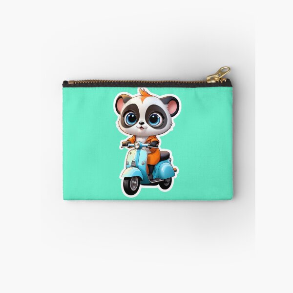 Item preview, Cute Panda Bear On A Scooter designed and sold by TheArtOfPat.