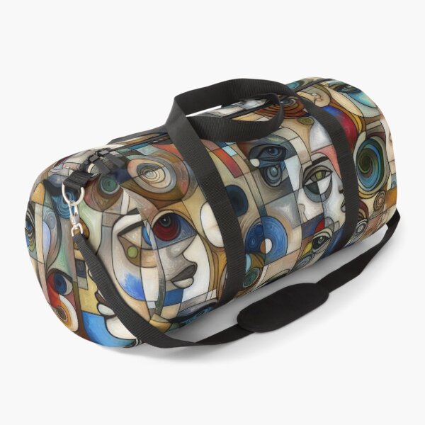 Item preview, Visages in Harmony A Mosaic of Abstract Human Expressions designed and sold by ArtComixHaven.