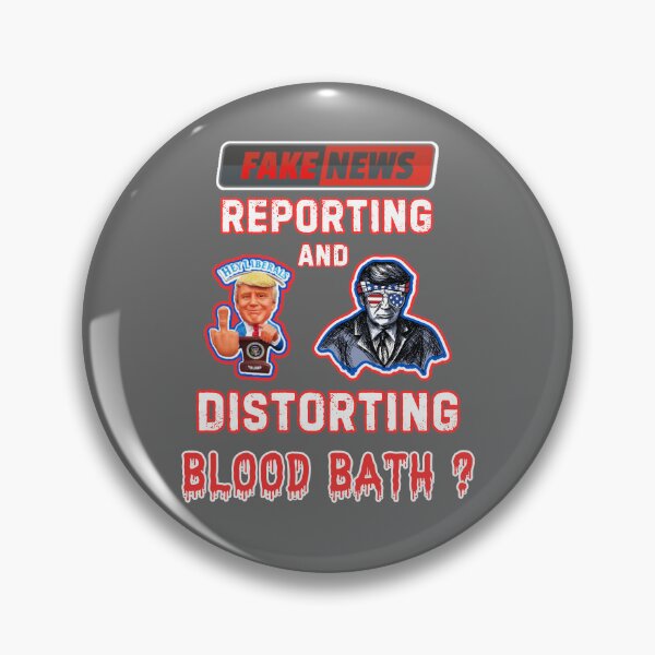 Item preview, Fake News Trump Blood Bath designed and sold by WoodburyLake.