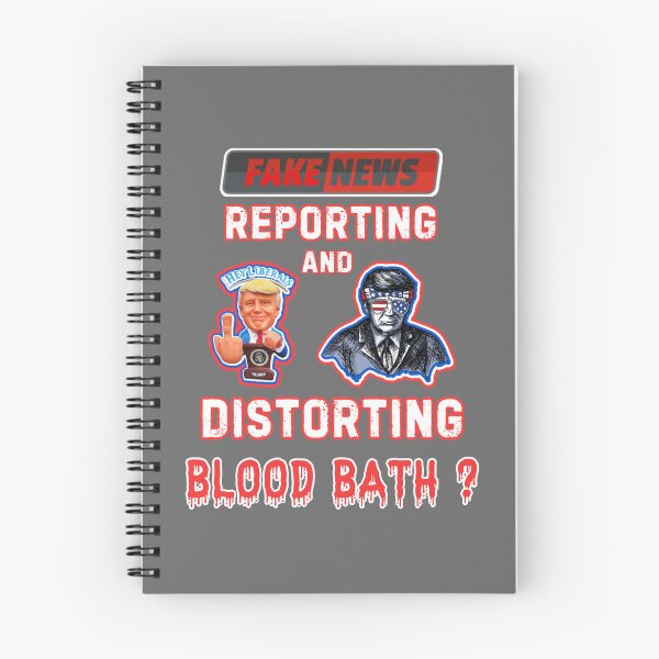 Item preview, Fake News Trump Blood Bath designed and sold by WoodburyLake.