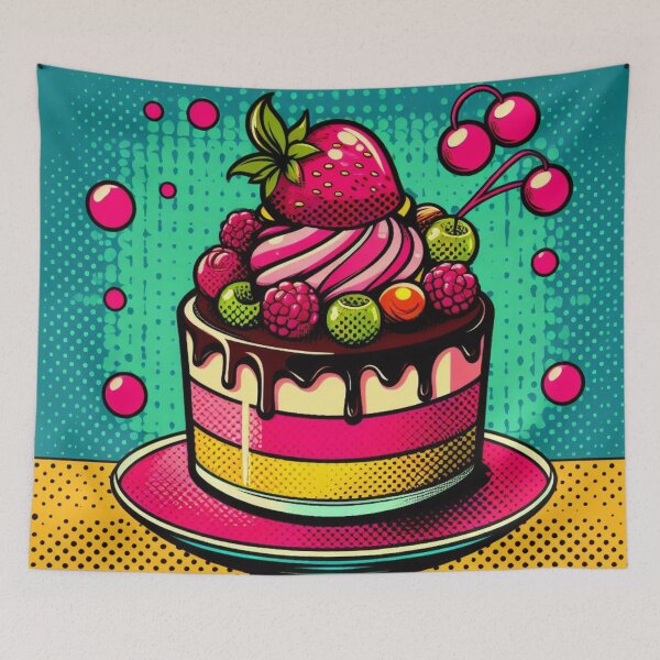 Item preview, Pop Art Sweet Delight: A Visual Feast designed and sold by StickerStudio27.