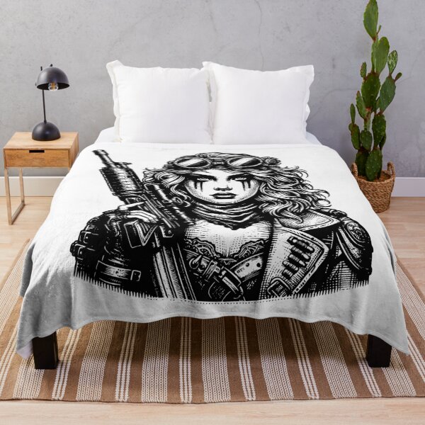Item preview, Steampunk Survivor: Beautiful Post-Apocalyptic Woman Design designed and sold by LATINOERRANTES.