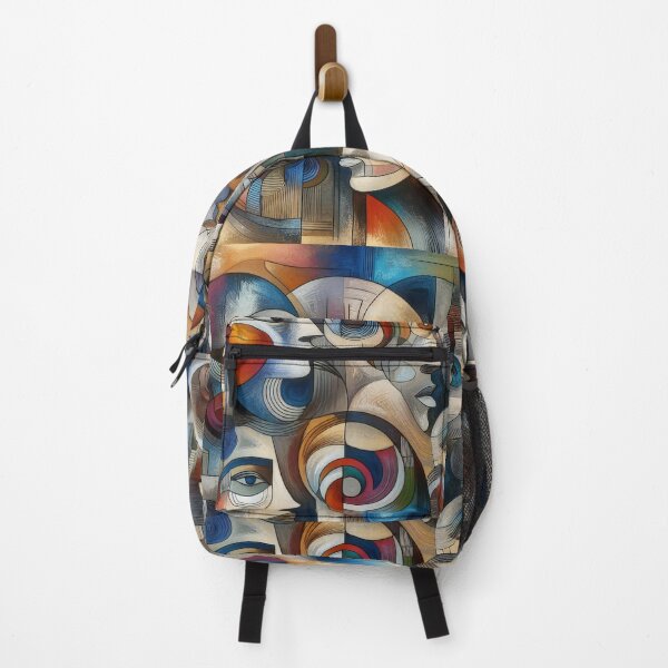 Item preview, Abstract Portraiture Geometric Allure of the Human Gaze designed and sold by ArtComixHaven.