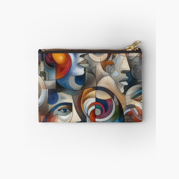 Item preview, Abstract Portraiture Geometric Allure of the Human Gaze designed and sold by ArtComixHaven.
