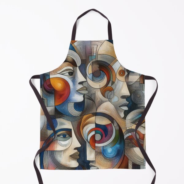 Item preview, Abstract Portraiture Geometric Allure of the Human Gaze designed and sold by ArtComixHaven.