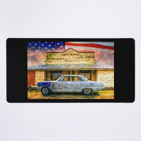 Item preview, USA All the Way! - American Classic Nova Sedan with American Flag designed and sold by Michael van der Hoorn.