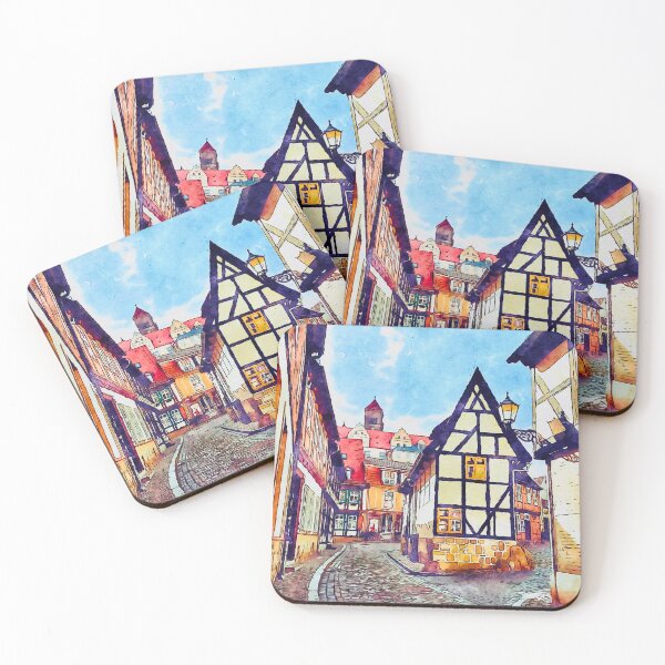 Item preview, Half-timbered houses  designed and sold by asanaworld.