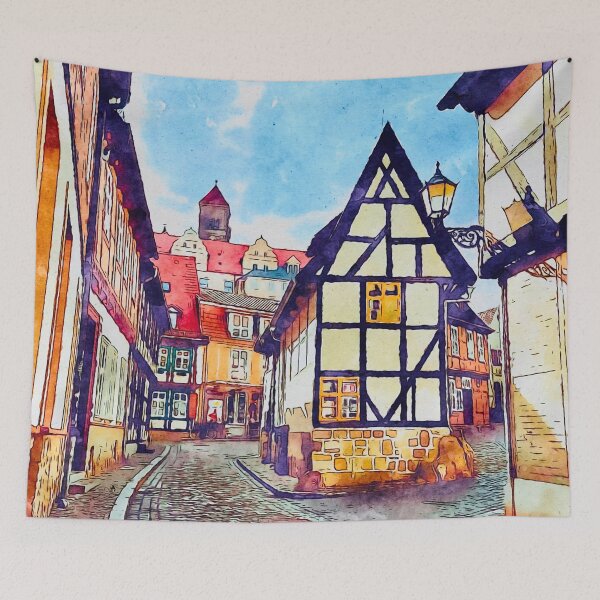 Item preview, Half-timbered houses  designed and sold by asanaworld.