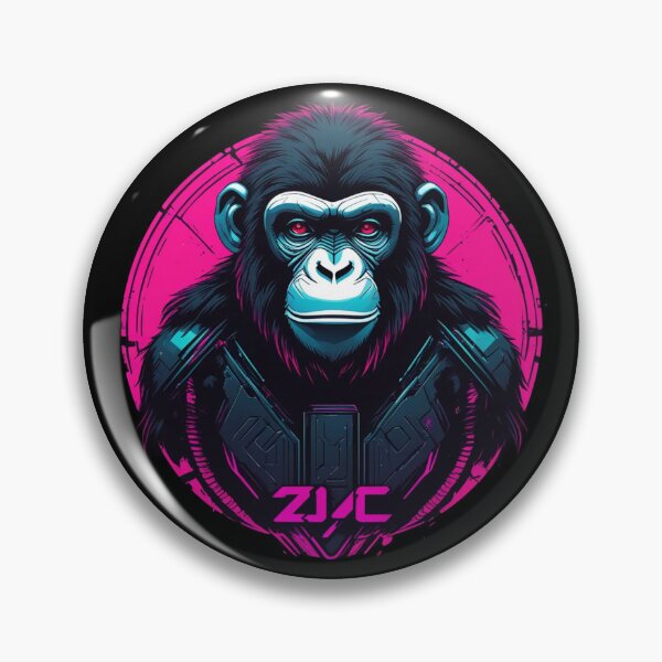 Item preview, Cyberpunk Apeman, Unique Logo Design designed and sold by Burn-Ego.