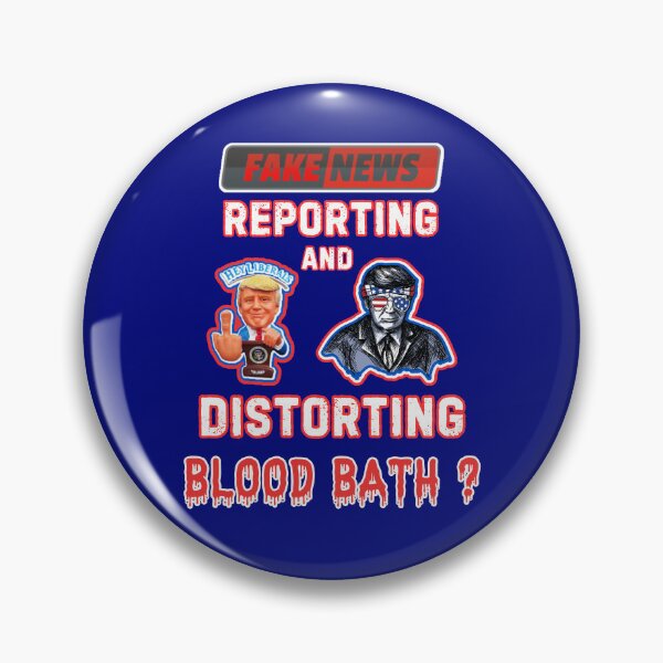 Item preview, Fake News Trump Blood Bath designed and sold by WoodburyLake.