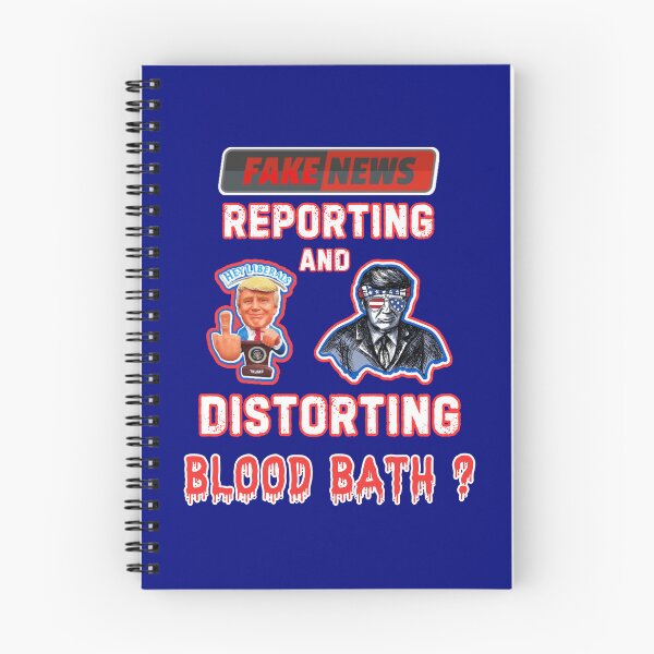Item preview, Fake News Trump Blood Bath designed and sold by WoodburyLake.