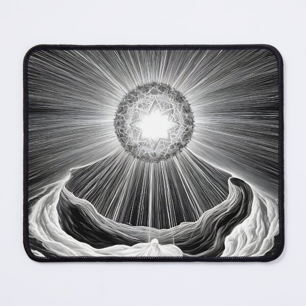 Item preview, Cosmic Explosion Fascinating Supernova in Black and White designed and sold by Frostquest.