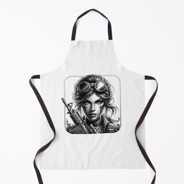 Item preview, Steampunk Survivor: Beautiful Post-Apocalyptic Woman Design designed and sold by Barbaventuras.