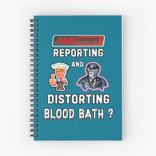 Item preview, Fake News Trump Blood Bath designed and sold by WoodburyLake.