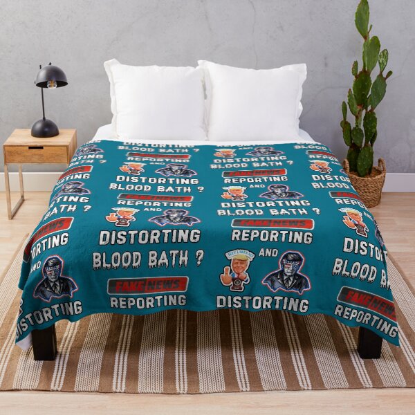 Item preview, Fake News Trump Blood Bath designed and sold by WoodburyLake.