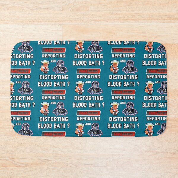 Item preview, Fake News Trump Blood Bath designed and sold by WoodburyLake.