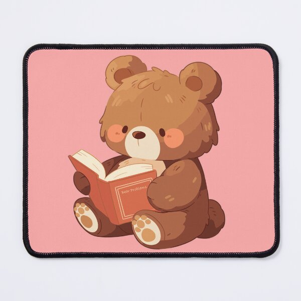 Item preview, Cute Bookish Teddy Bear designed and sold by RetroPrints.