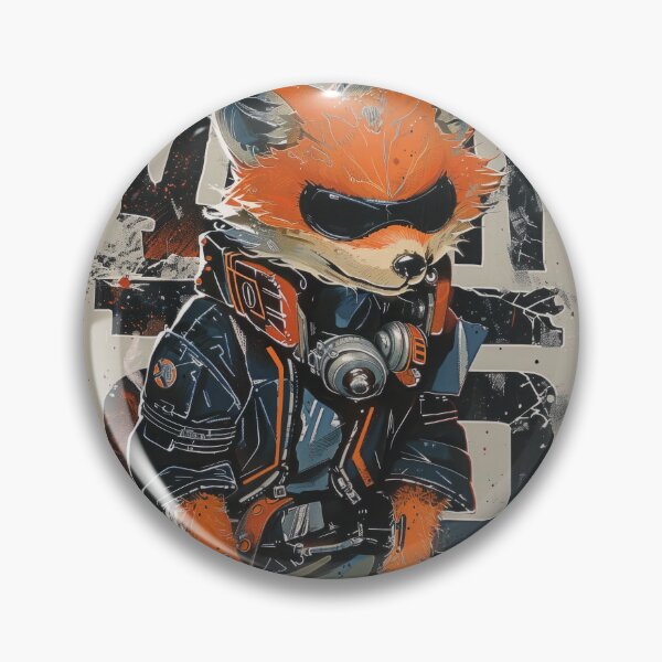 Item preview, Chromed Canid Crusader designed and sold by Retro Type.