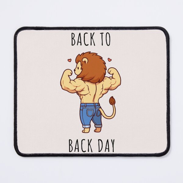 Item preview, Back Day Workout Lion designed and sold by LemuellTrends.