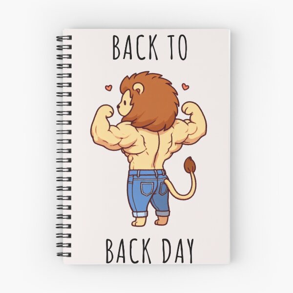 Item preview, Back Day Workout Lion designed and sold by LemuellTrends.