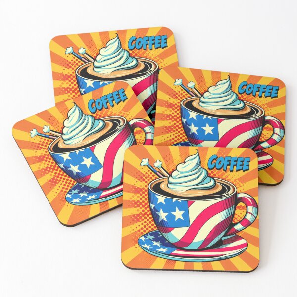 Item preview, American Pop Brew: Patriotic Elegance designed and sold by StickerStudio27.