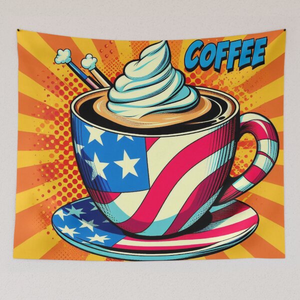 Item preview, American Pop Brew: Patriotic Elegance designed and sold by StickerStudio27.