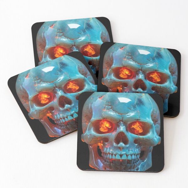 Item preview, Crystal Skull (Fire Opal) designed and sold by Zendragon-Store.