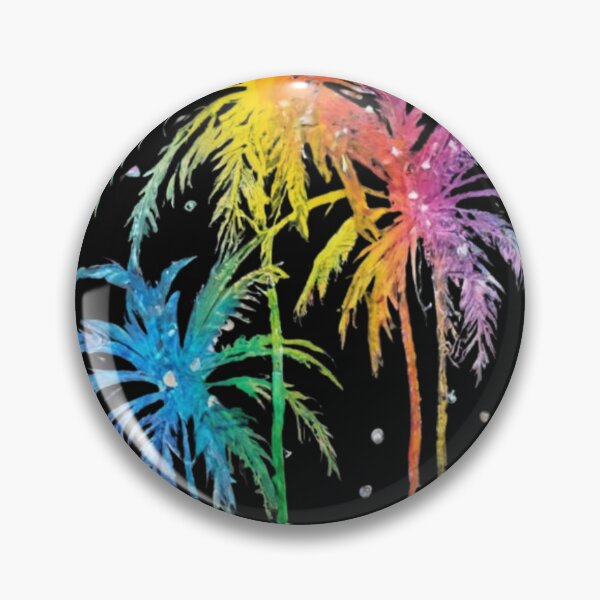 Item preview, Neon colored palm trees designed and sold by aipaint.