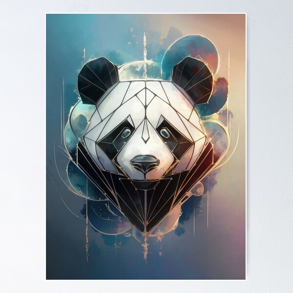 Item preview, Panda Geometric designed and sold by PixelPoPZA.